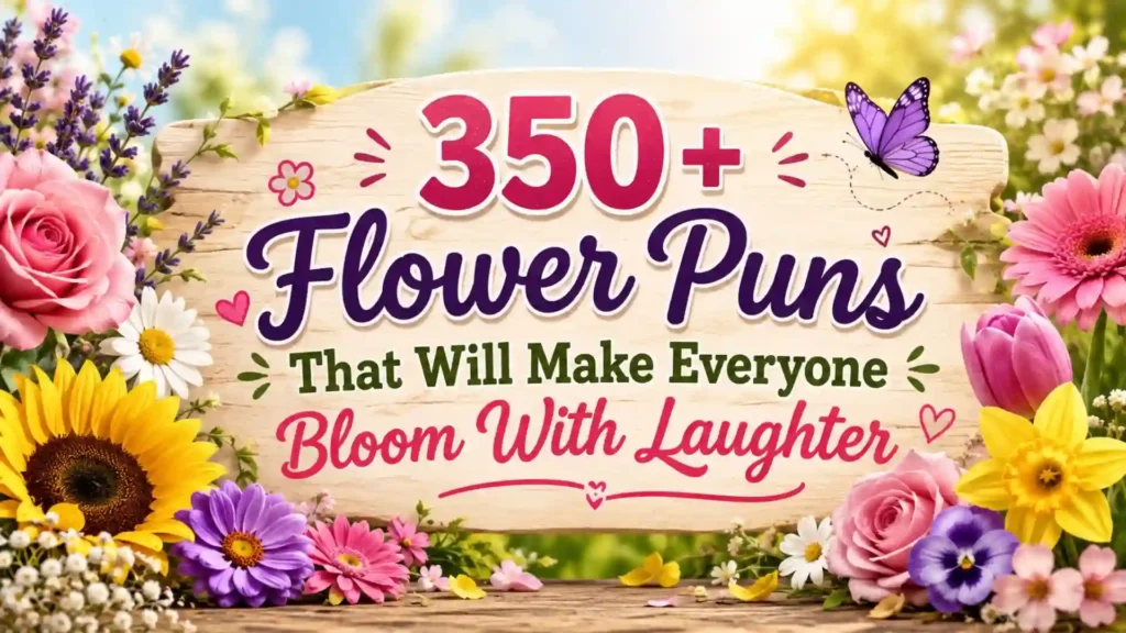 350+ Flower Puns That Will Make Everyone Bloom With Laughter