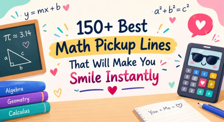 150+ Best Math Pickup Lines That Will Make You Smile Instantly