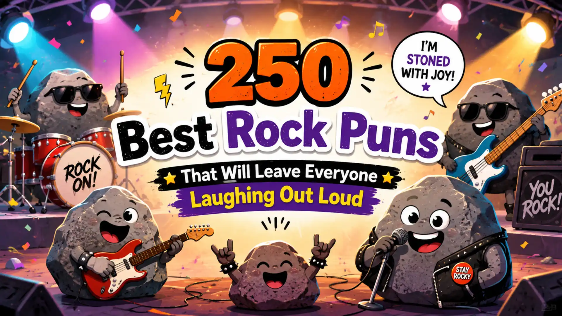 250 Best Rock Puns That Will Leave Everyone Laughing Out Loud