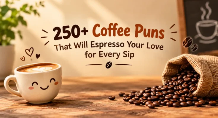 250+ Coffee Puns That Will Espresso Your Love for Every Sip