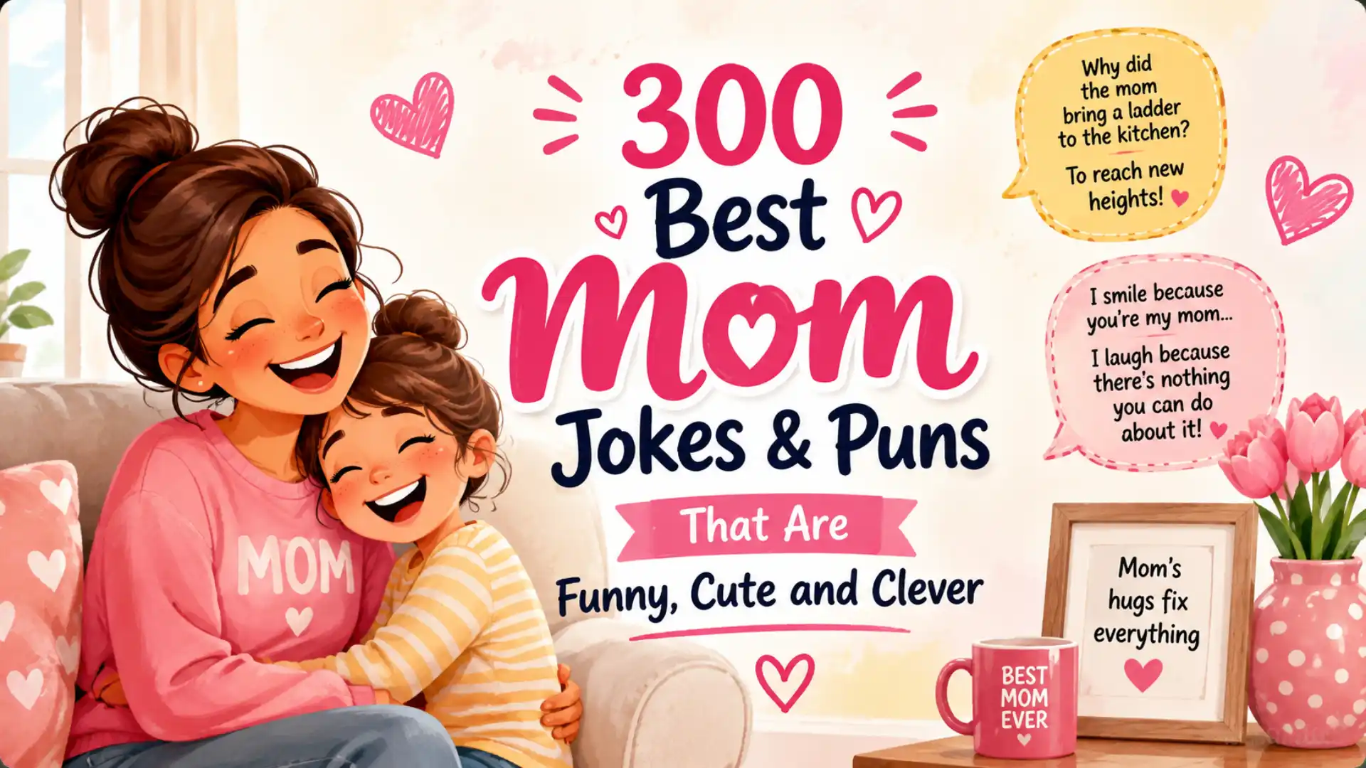 300 Best Mom Jokes Puns That Are Funny Cute and Clever