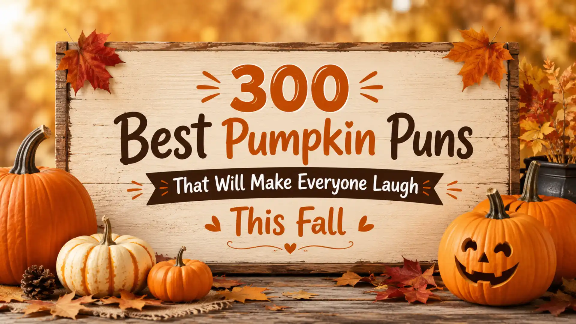 300 Best Pumpkin Puns That Will Make Everyone Laugh This Fall