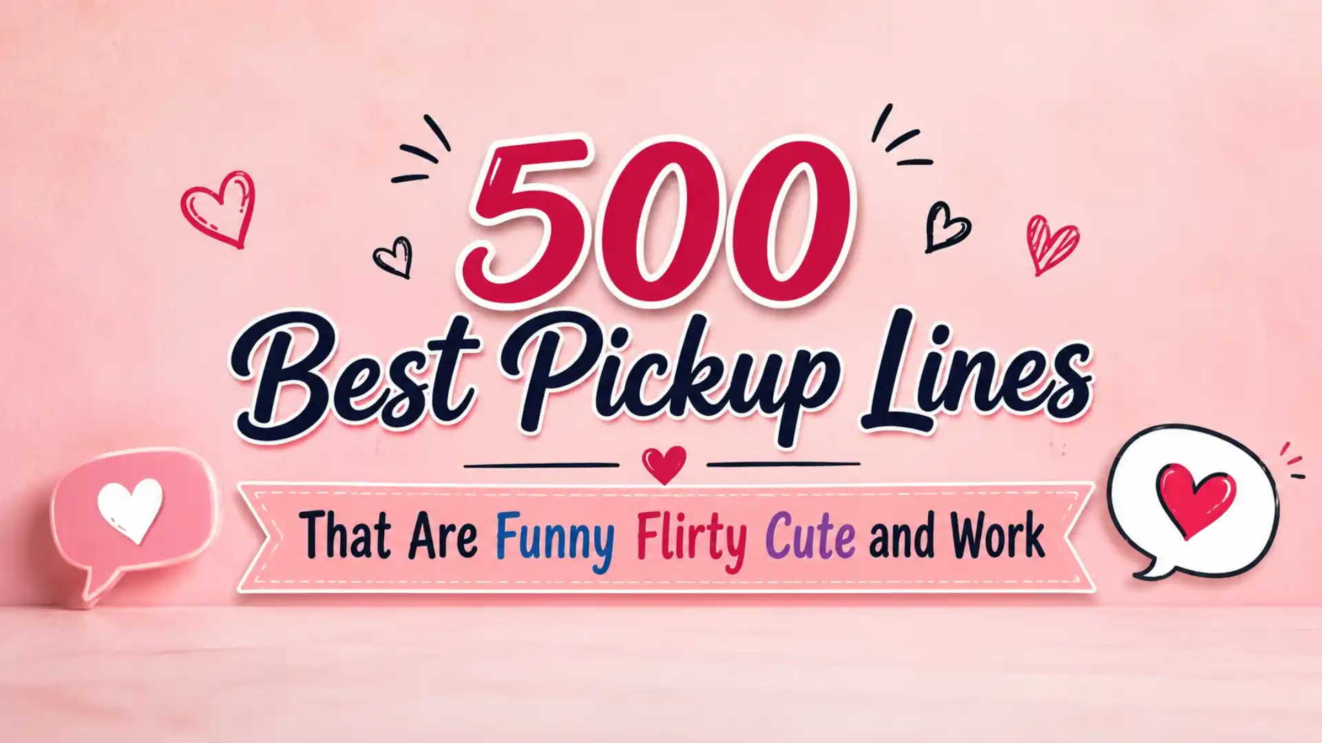 500 Best Pickup Lines That Are Funny Flirty Cute and Work