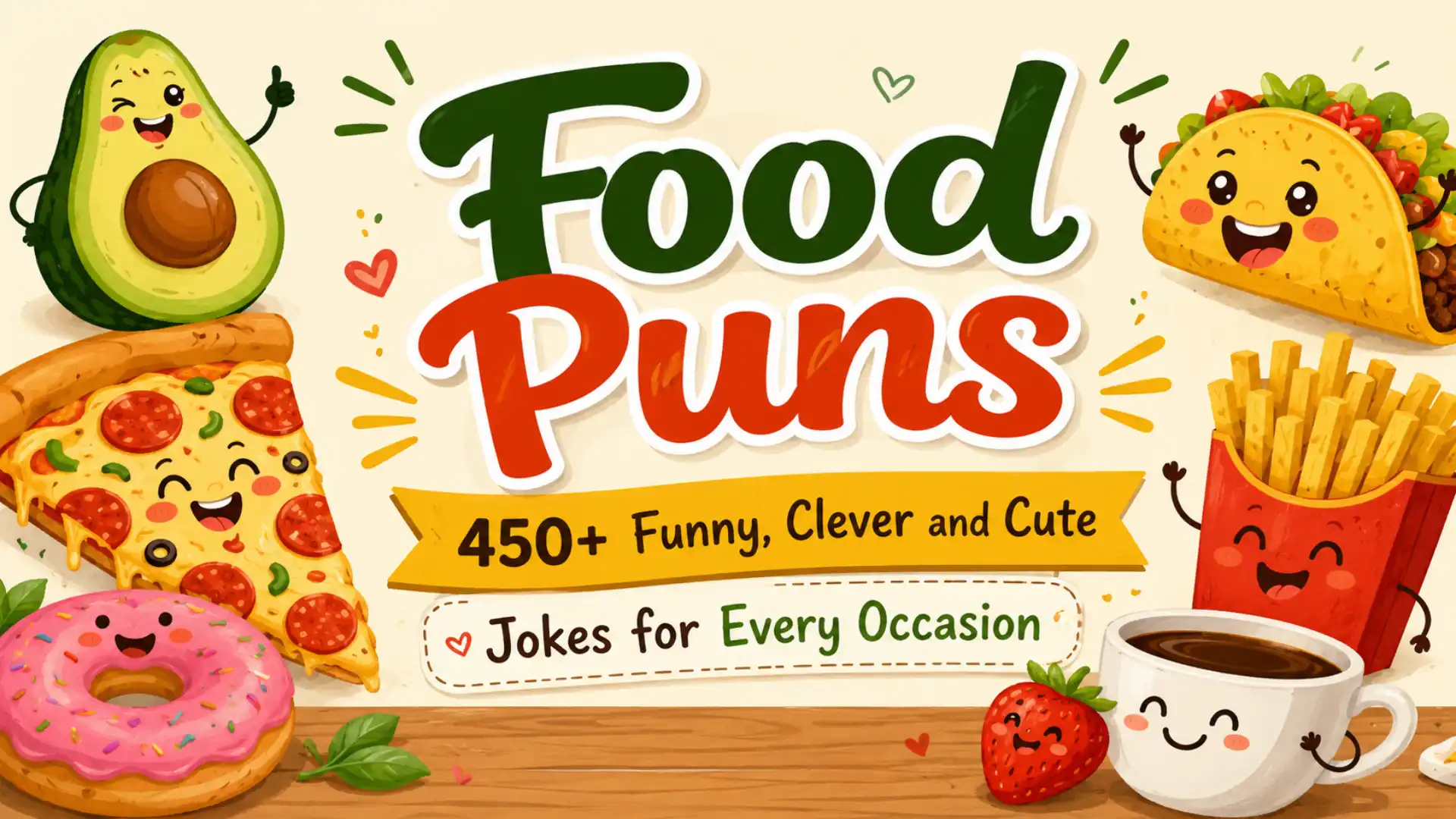 Food Puns 450+ Funny Clever and Cute Jokes for Every Occasion