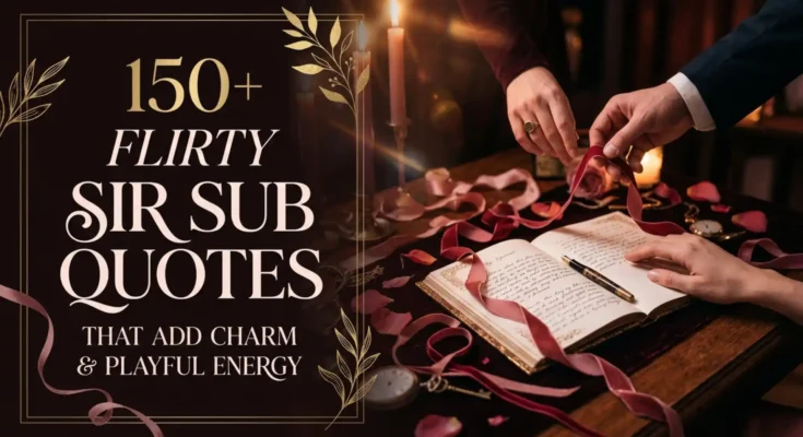 150+ Flirty Sir Sub Quotes That Add Charm and Playful Energy