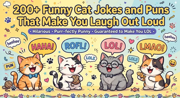 200+ Funny Cat Jokes and Puns That Make You Laugh Out Loud