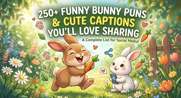 250+ Funny Bunny Puns and Cute Captions You’ll Love Sharing